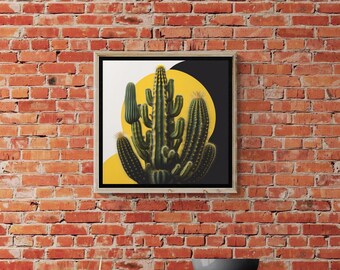 Cactus Print, Cactus Wall Art, Printable Art, Desert Wall Art, Desert Print, Cactus Art, Cactus Prints, Desert Decor