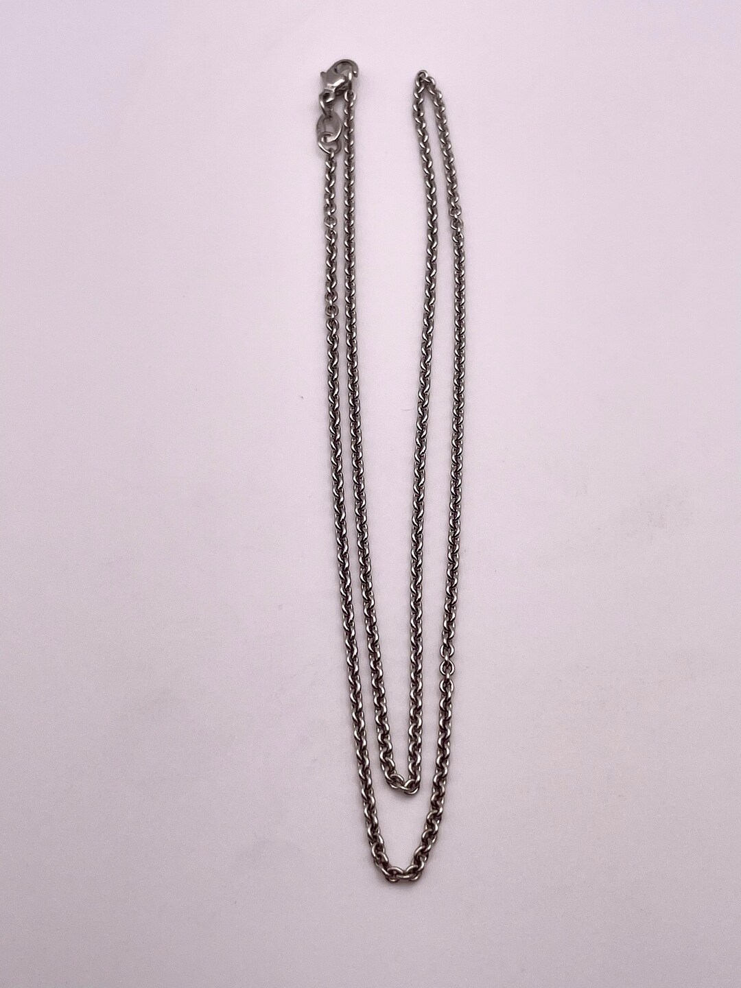 Vintage Retired James Avery Rope Chain Necklace 18in. Sterling Silver ...