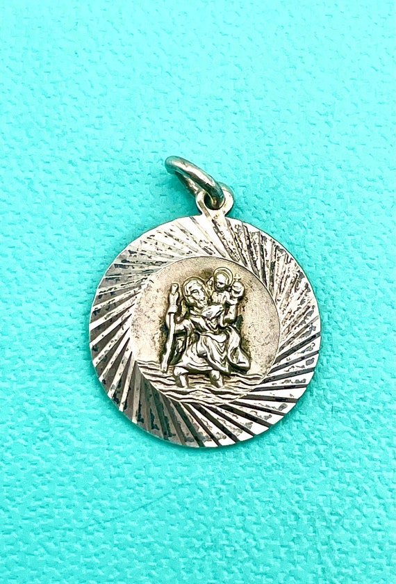 Vintage Georg Jensen St. Christopher Charm Pendant