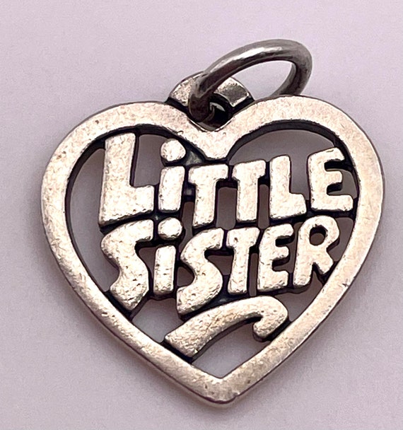 Vintage Retired James Avery Open Heart "Little Si… - image 2