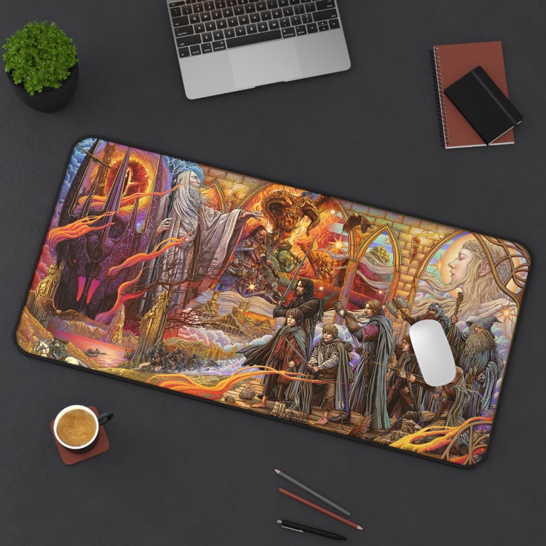 Lord of the Ring Mousepad LOTR Desk Mat XXL Gaming Etsy