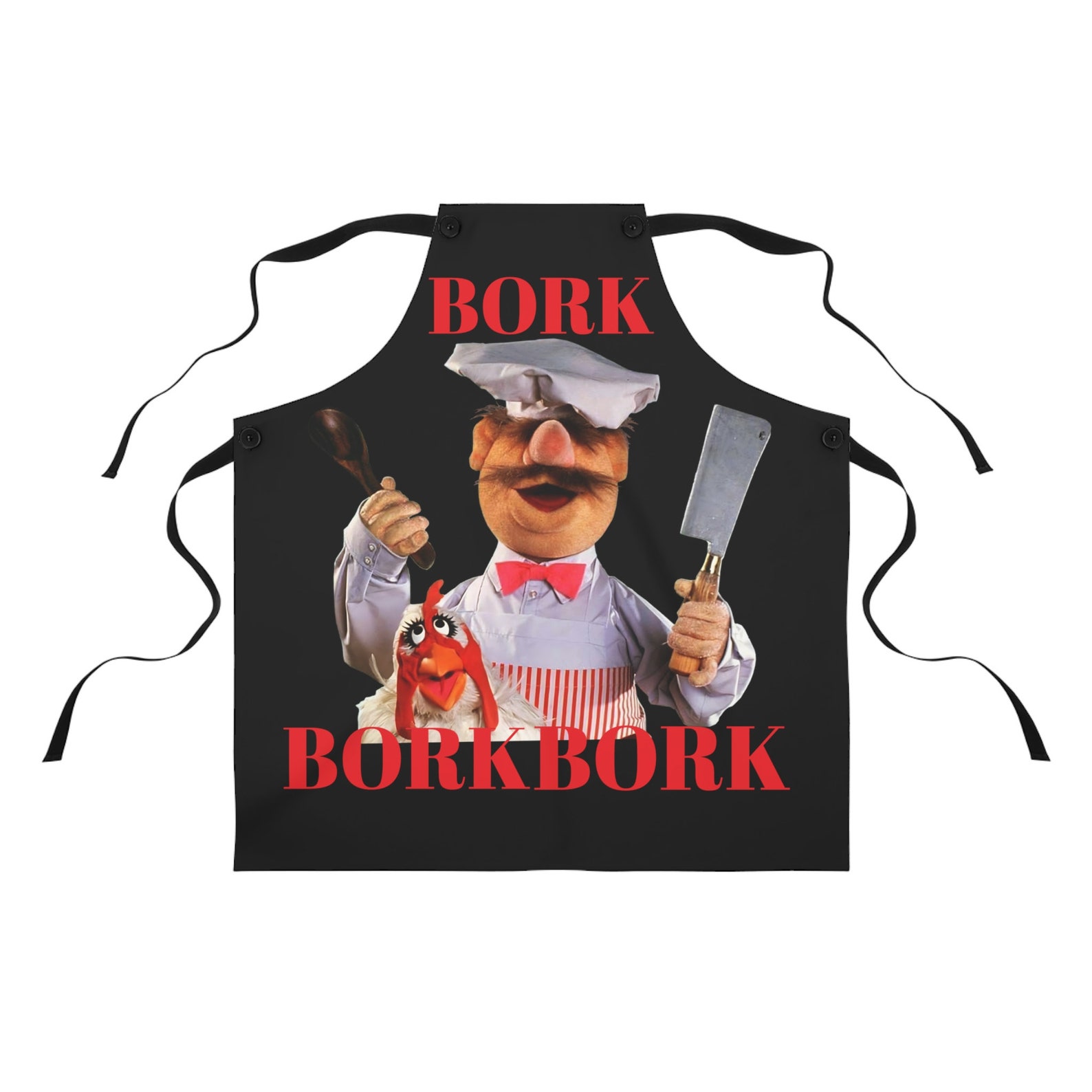 Swedish Chef Apron Bork Bork Bork Meme Apron Housewarming Etsy