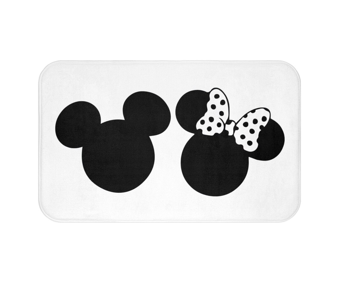 Mickey Bath Mat Mouse Bath Mat Etsy UK