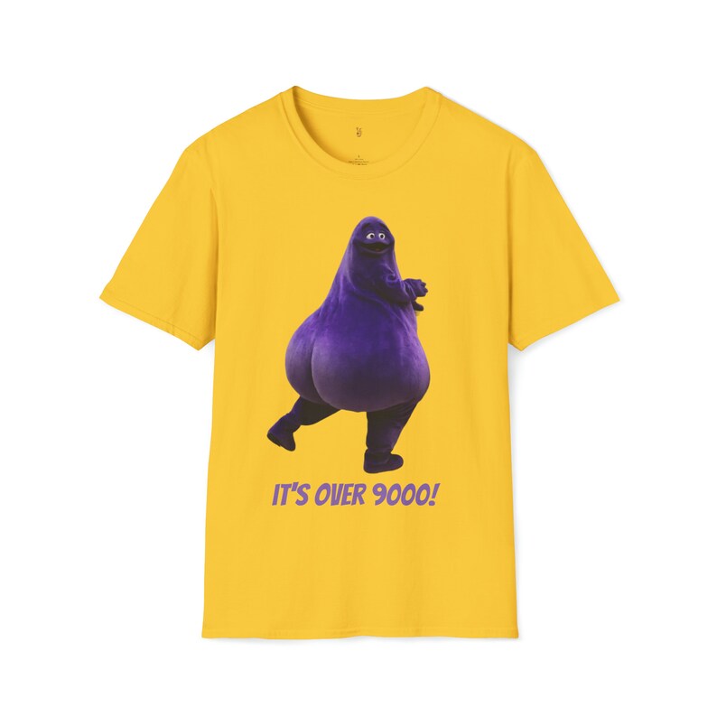 Gyatt Meme Tshirt Meme Tee Streetwear Tshirt Over 9000 Etsy