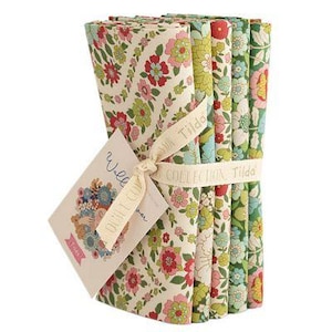 Tilda Wallflower FQB 5pc 20x22in Green | TIL300232