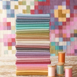 Tilda Chambray Fat Quarter Bundle / Fat Eight Bundle 28pc