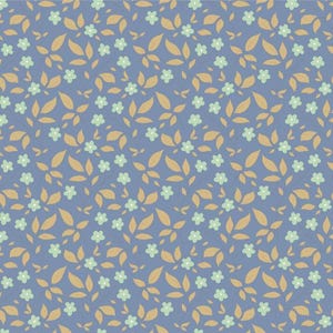 Tilda Sunday Brunch Blenders Tipsy Blue Cotton Fabric Yardage | TIL110123