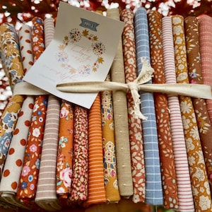 Tilda Creating Memories Autumn - Fat Quarter Bundle / Half Yard Bundle | 16 Fabrics | TIL300208