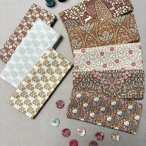 Tilda Sanctuary 8 pc Caramel and Ochre | Fat Eight Bundle / Fat Quarter Bundle