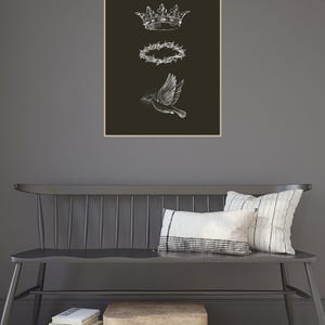 Modern Christian Artwork - The Father, Son, and Holy Spirit