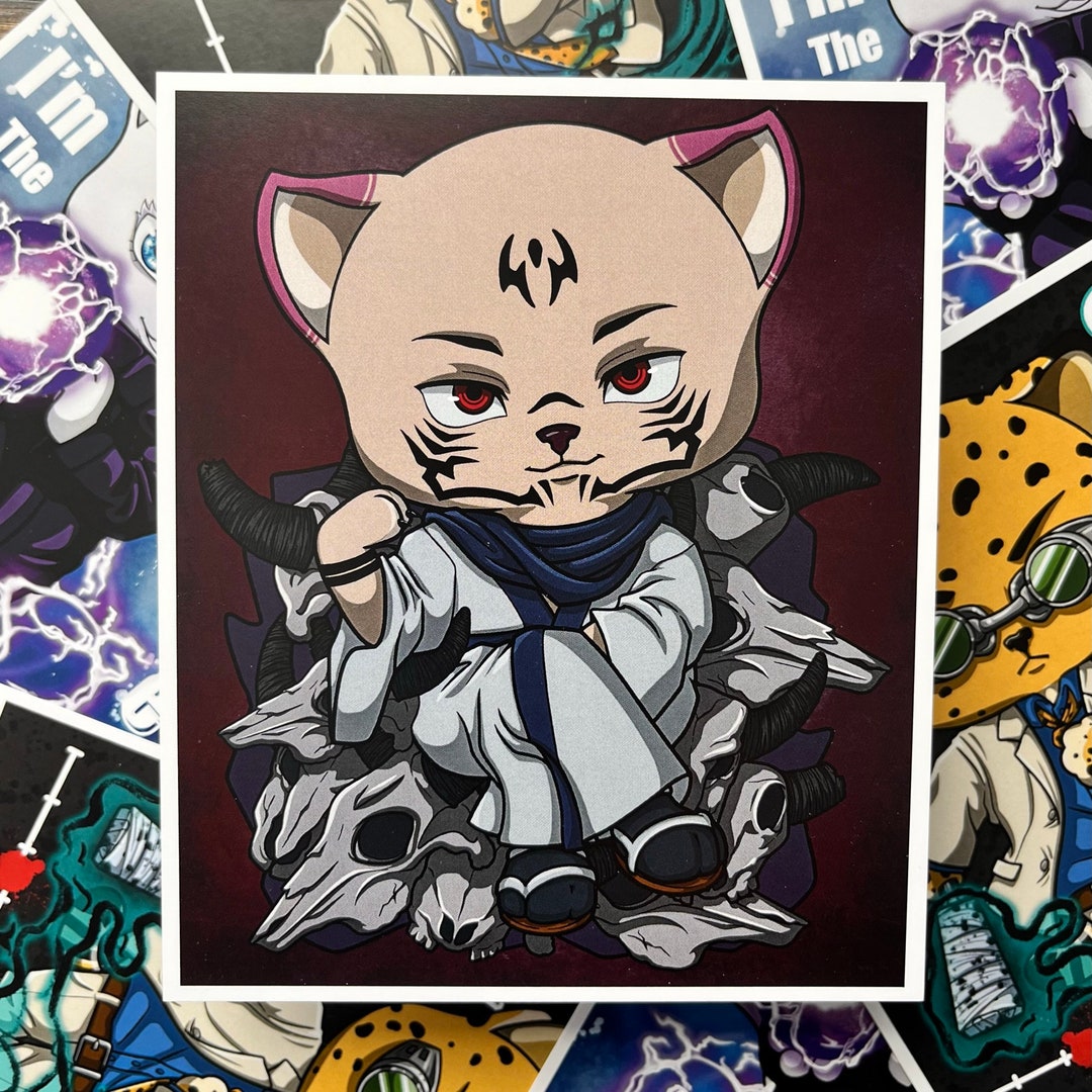 JJK Cats 5x6 Mini Art Print Sukuna jujutsu Kaisen Inspired Print - Etsy
