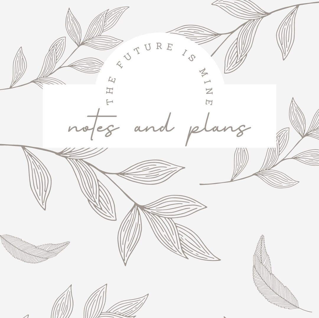 Digital Planner With Notes - Etsy