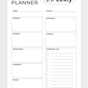 Meal Planner with Grocery List