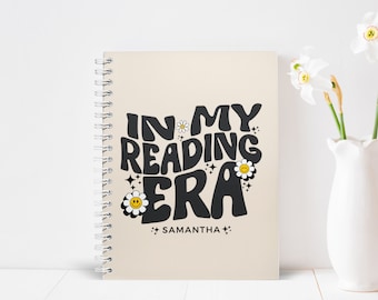 In My Era Reading Journal, Personalised A5 Spiral Book Journal, Book Review And Daily Reading Tracker, Gift For Book Lover, Eras Tour Gift