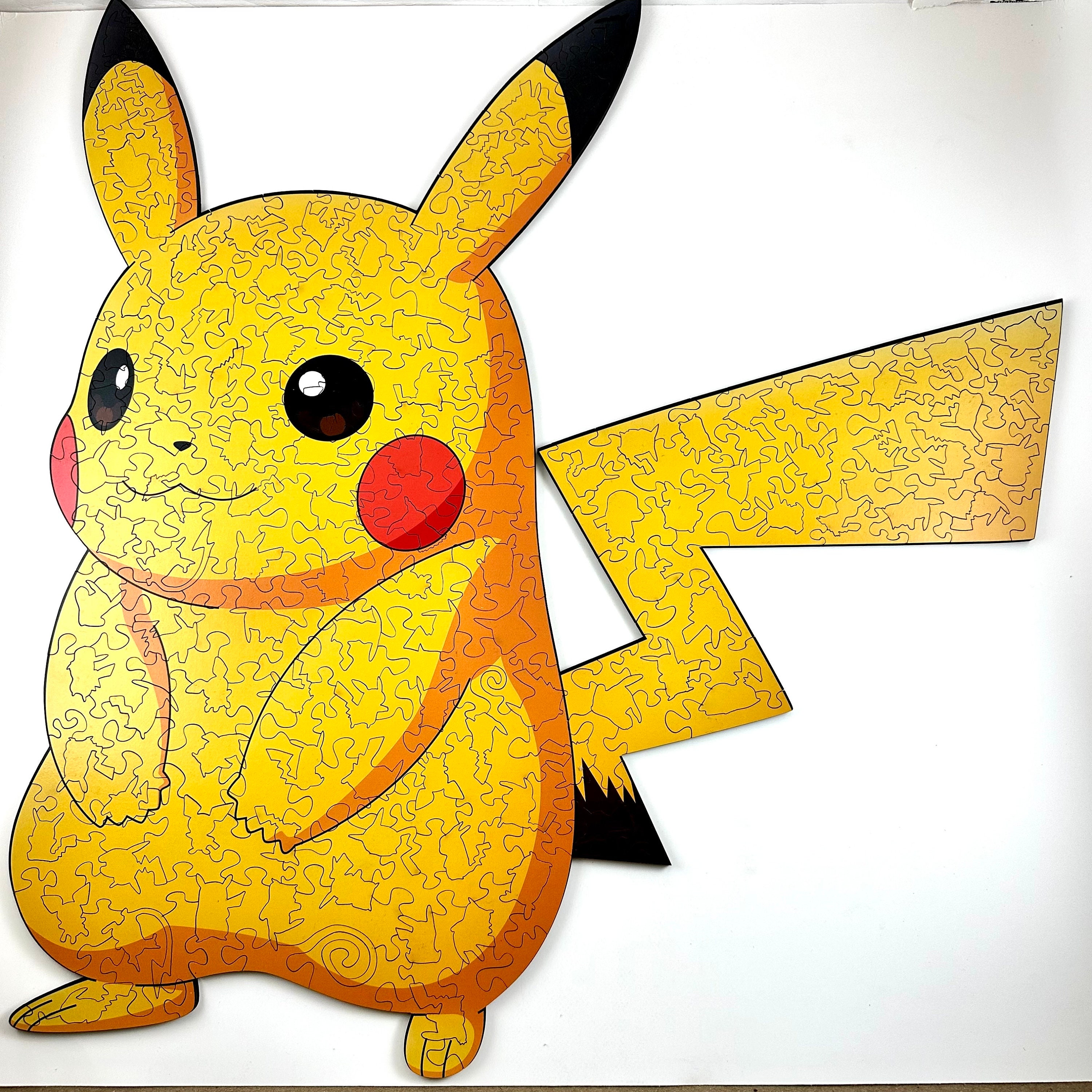 Pikachu Wooden Puzzle  Pokemon Jigsaw Puzzle