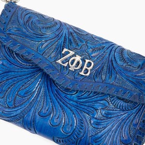 Zeta Phi Beta - Genuine Leather Mini Bag