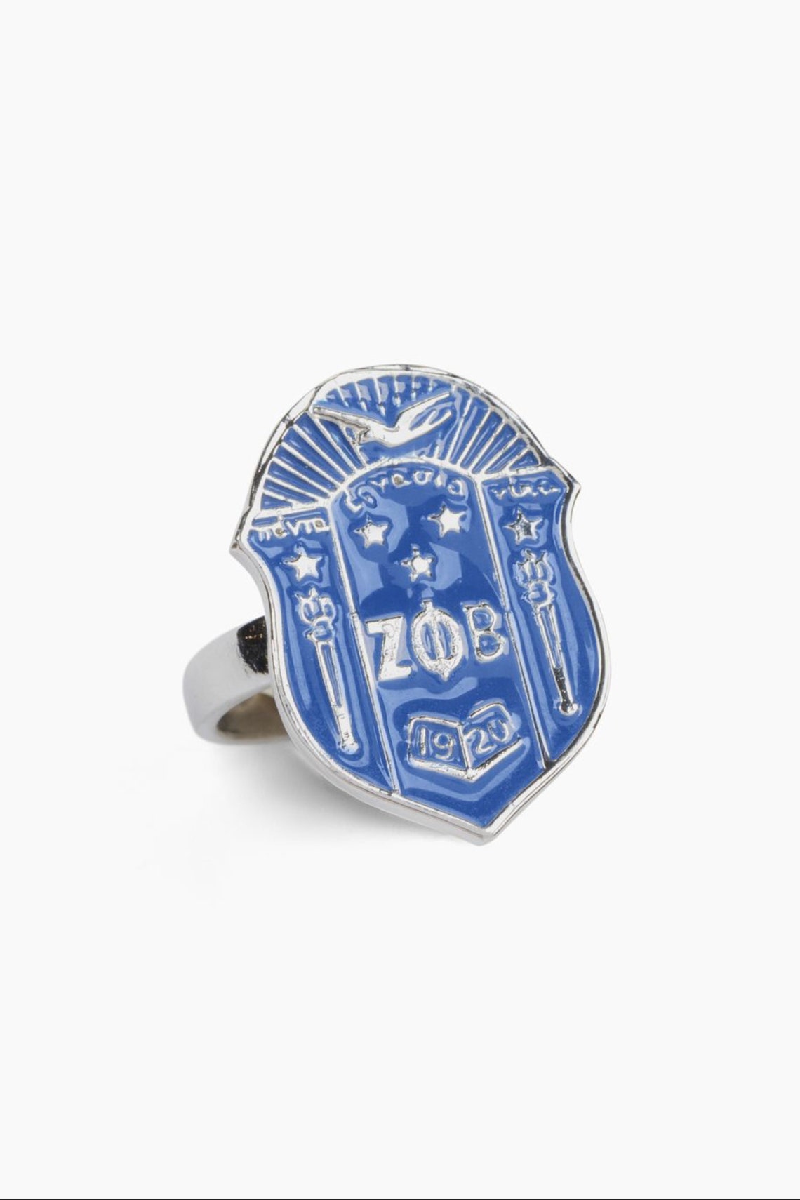 Zeta phi beta shield ring sisterhood ring etsy