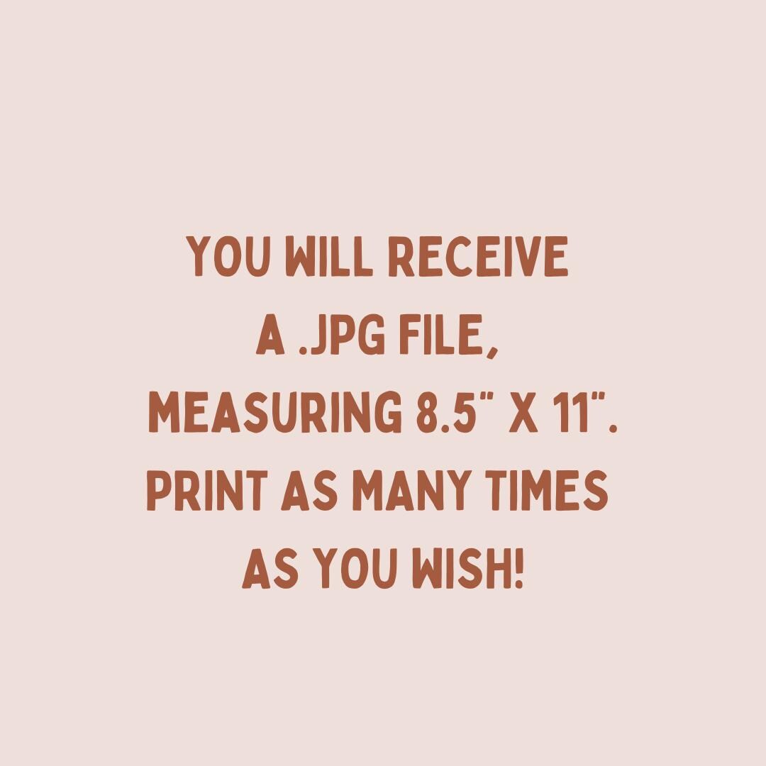 2025 Calendar Printable Pink 2025 Calendar at a Glance Boho 2025