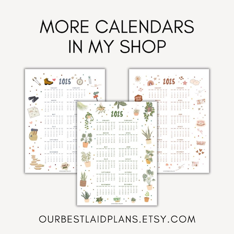November 2025 Calendar Printable PDF November 2025 Page November 2025 Boho November Calendar