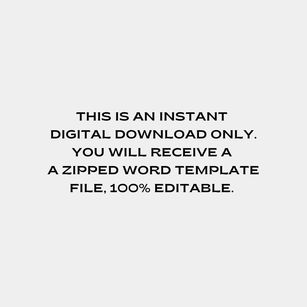 ATS Resume Template Word ATS Friendly Resume Template Microsoft Word Cv