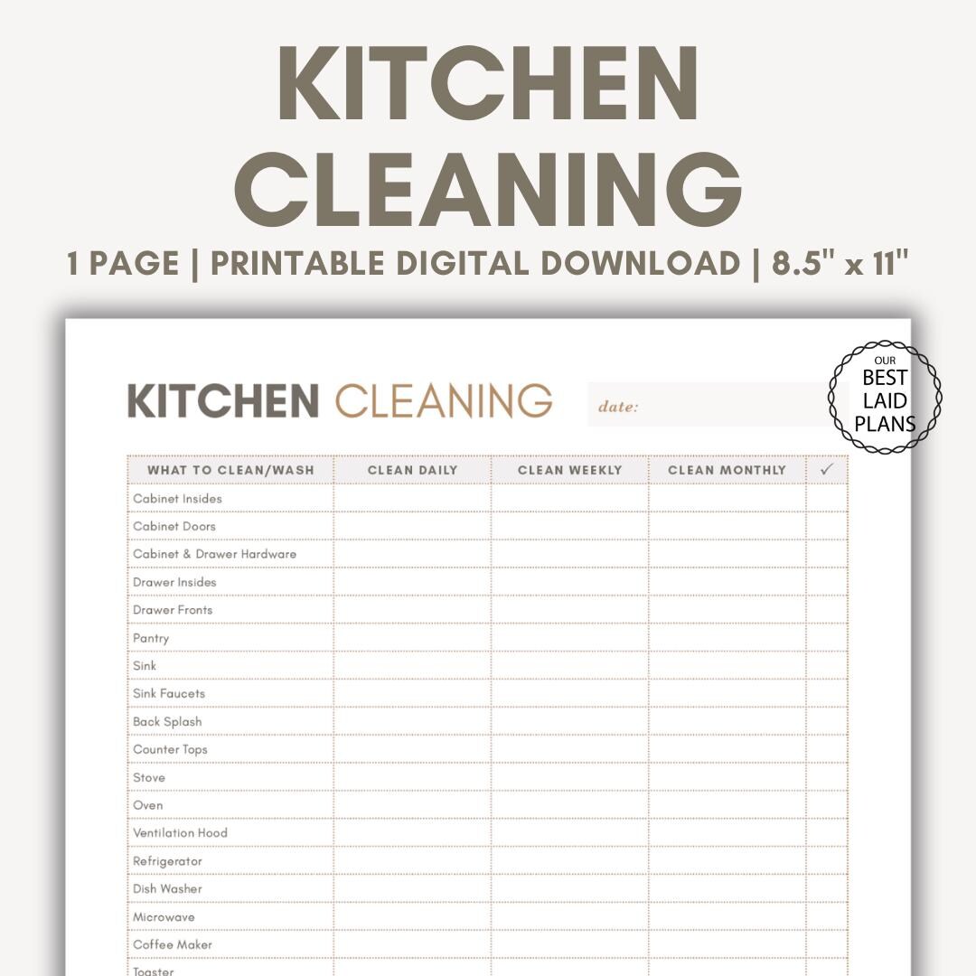 kitchen-cleaning-checklist-pdf-kitchen-cleaning-checklist-printable-kitchen-checklist-planner-kitchen-cleaning-checklist-digital-download-etsy for Free Printable Kitchen Cleaning Checklist Kitchen Cleaning Checklist PDF, Kitchen Cleaning Checklist Printable, Kitchen Checklist Planner, Kitchen Cleaning Checklist Digital Download - Etsy for Free Printable Kitchen Cleaning Checklist