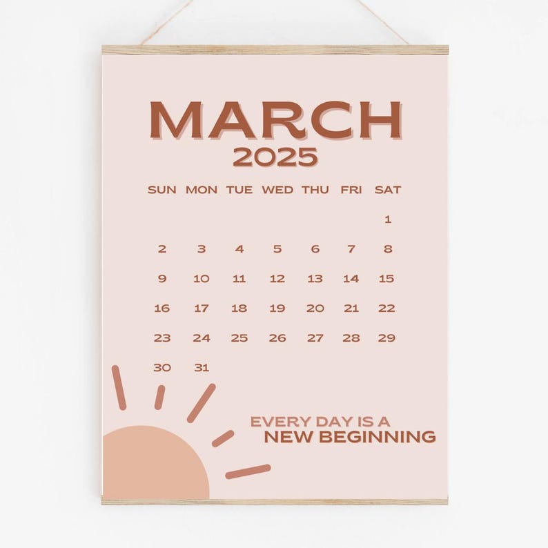 March 2025 Calendar Printable PDF March 2025 Calendar Page March 2025