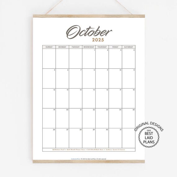October 2025 calendar printable pdf october 2025 calendar page ...
