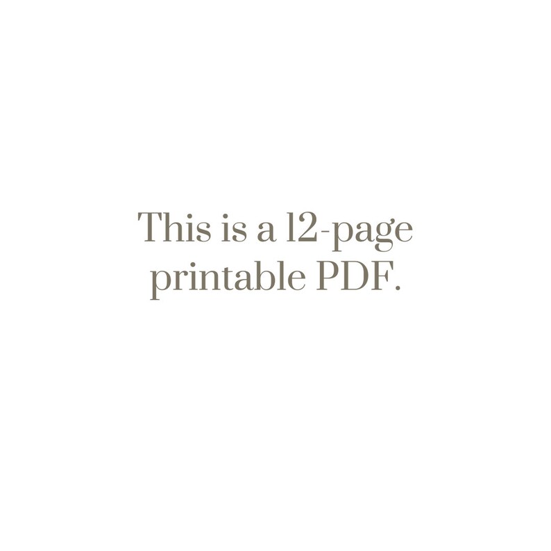 Full Moon Calendar 2025 Printable PDF, Full Moon Printable, Full Moon