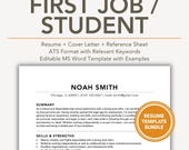 First Job Resume Template with No Work Experience Sample, No Job Experience Resume Template with Examples, No Work Experience CV Resume ATS