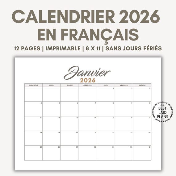 Calendario 2026 Mensile Con Bulldog Francese - 21x21 Cm, Carta Spessa, Festività Segnate, Per Casa, Ufficio, Scuola