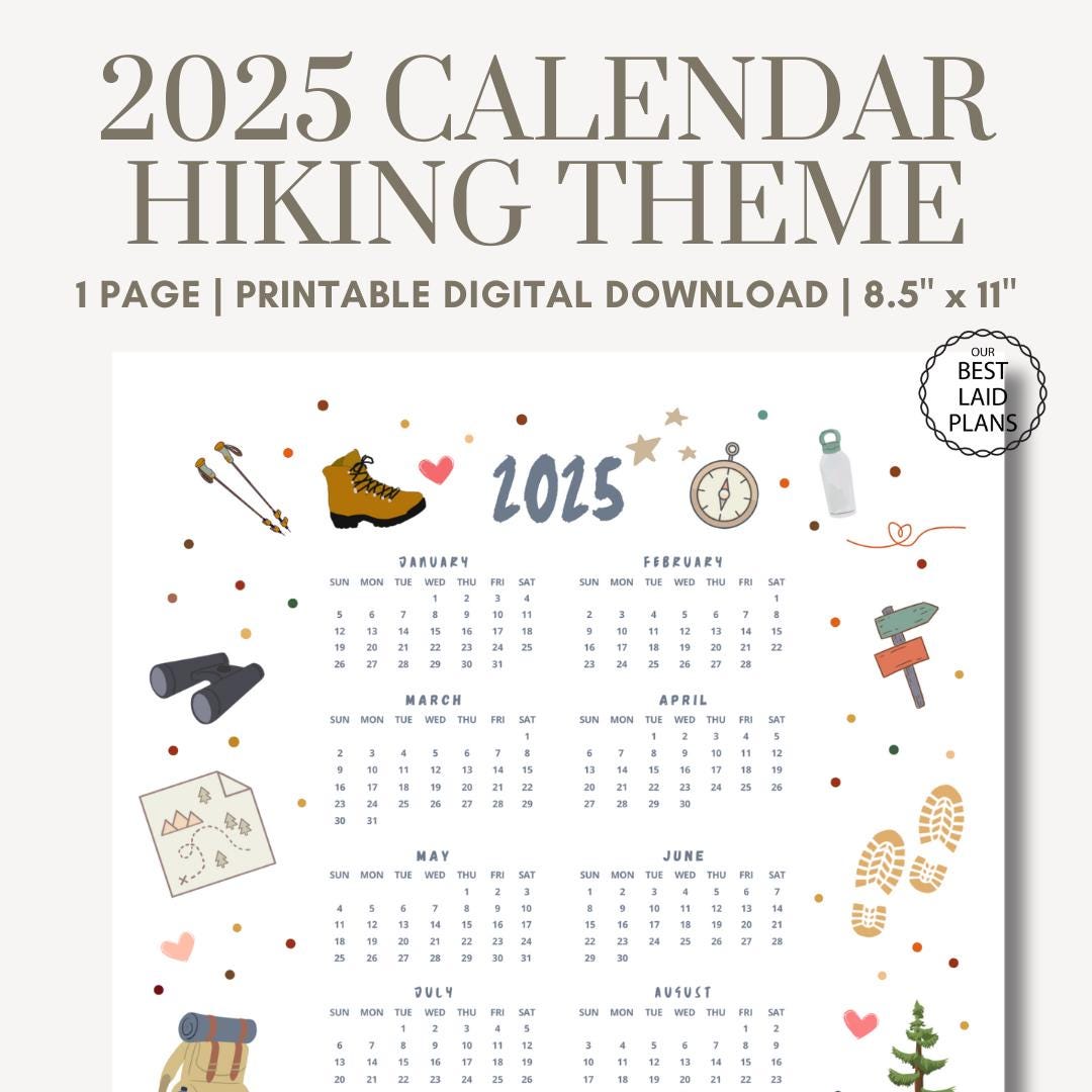 2025-at-a-glance-calendar-printable-pdf-cute-2025-calendars-hiking-gifts-hiker-gifts-hiking-aesthetic-2025-printable-wall-calendar-pdf-etsy