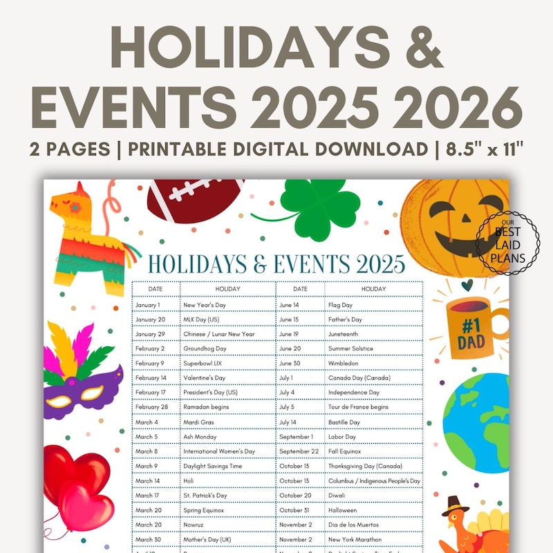 2025 Easter Holidays Etsy