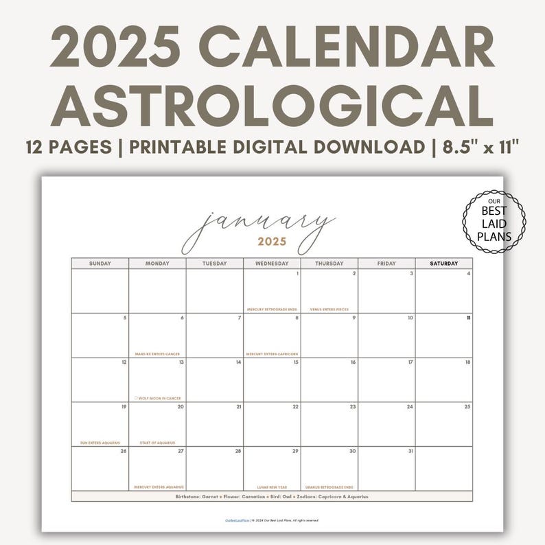 Astrology Calendar 2025 12 Month Full Moon Calendar Printable PDF astrology-calendar-2025-12-month-full-moon-calendar-printable-pdf