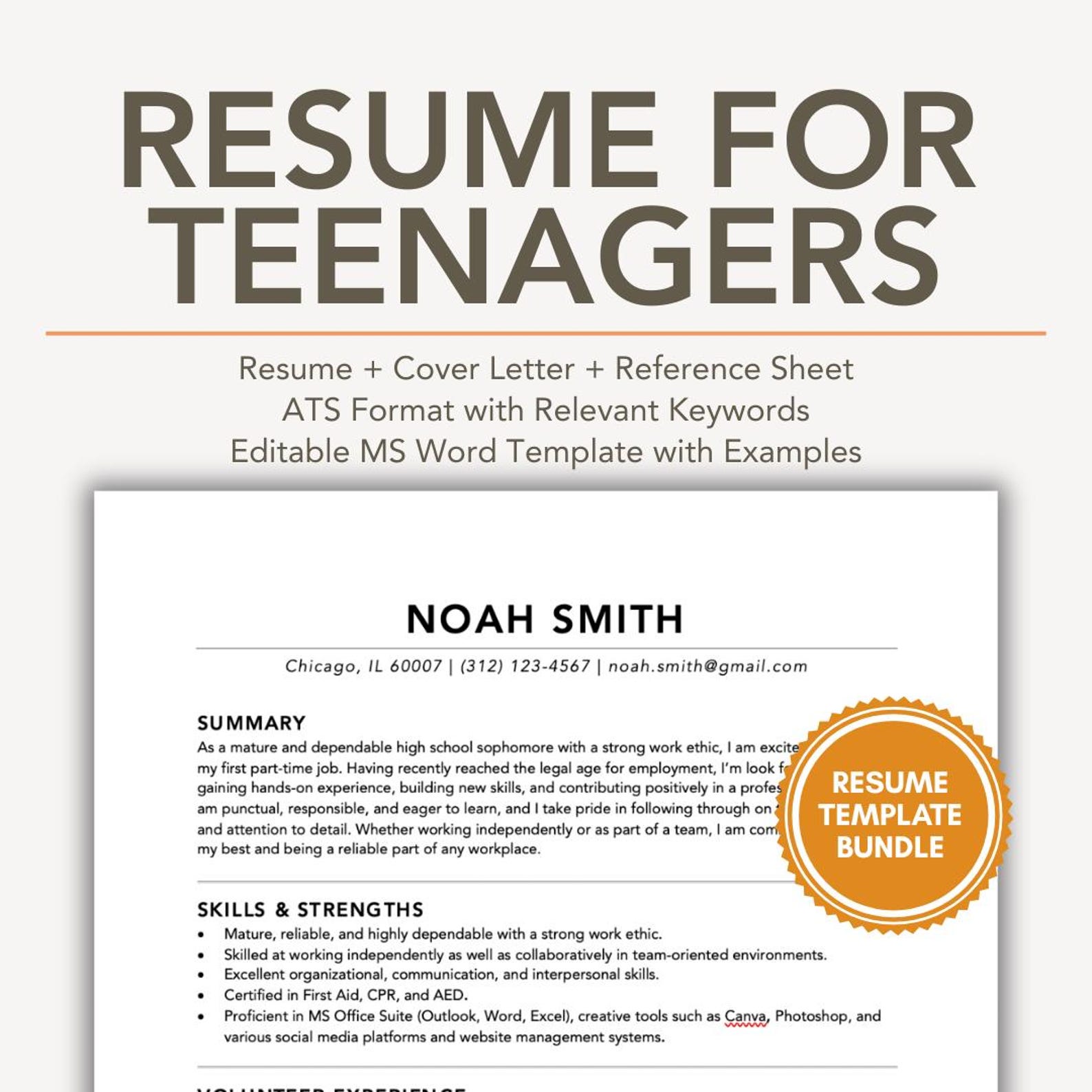 resume-template-for-teenagers-resume-with-no-work-experience-sample