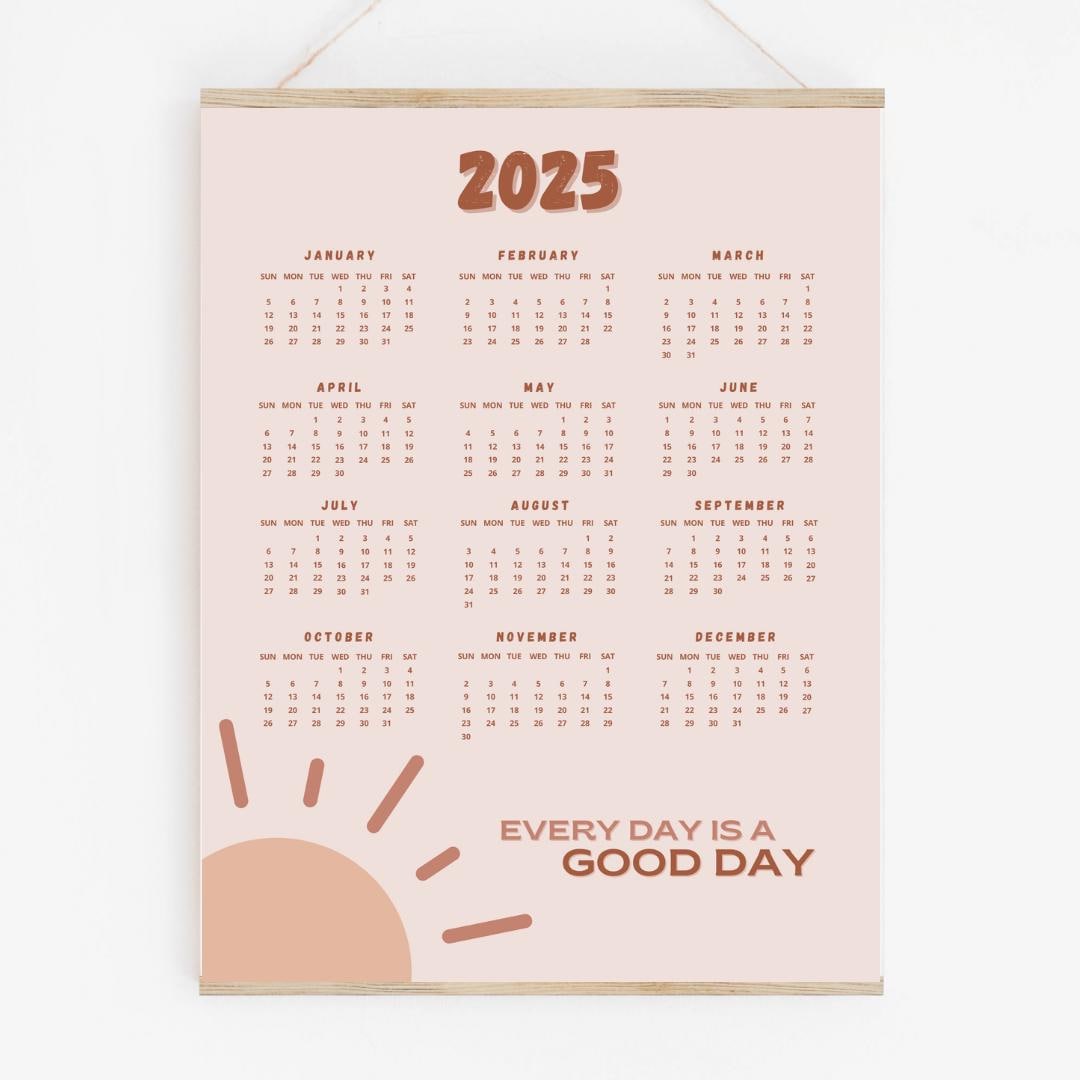 2025 Calendar Printable Pink 2025 Calendar At A Glance Boho 2025 Il 1080xN.6140411404 Jp72
