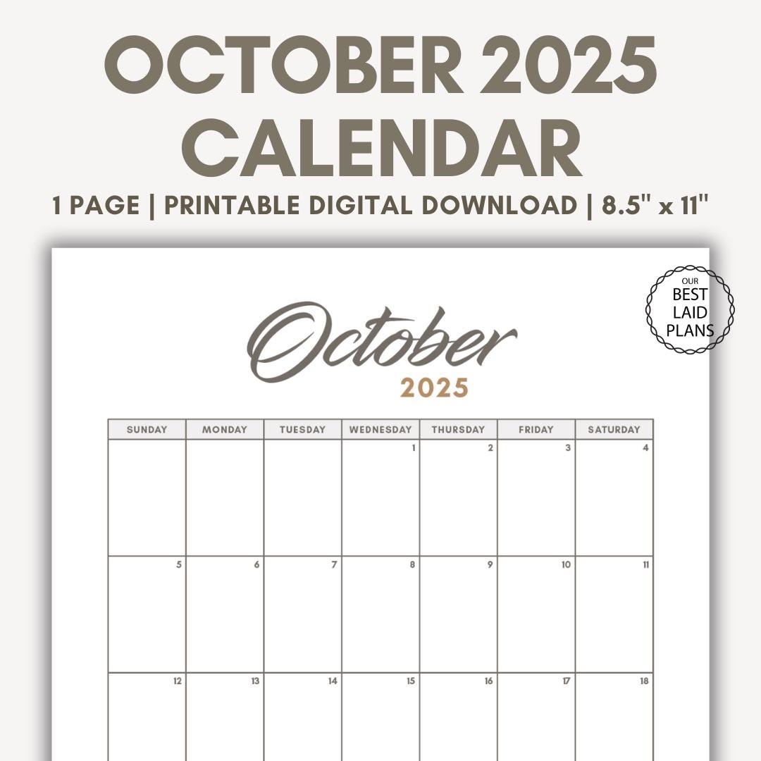 october-2025-calendar-printable-pdf-simple-calendar-2025-october-no-holidays-portrait-digital-download-etsy