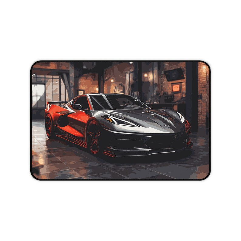 Chevrolet Corvette Desk Mat Corvette C8 Desk Mat Car Desk Etsy