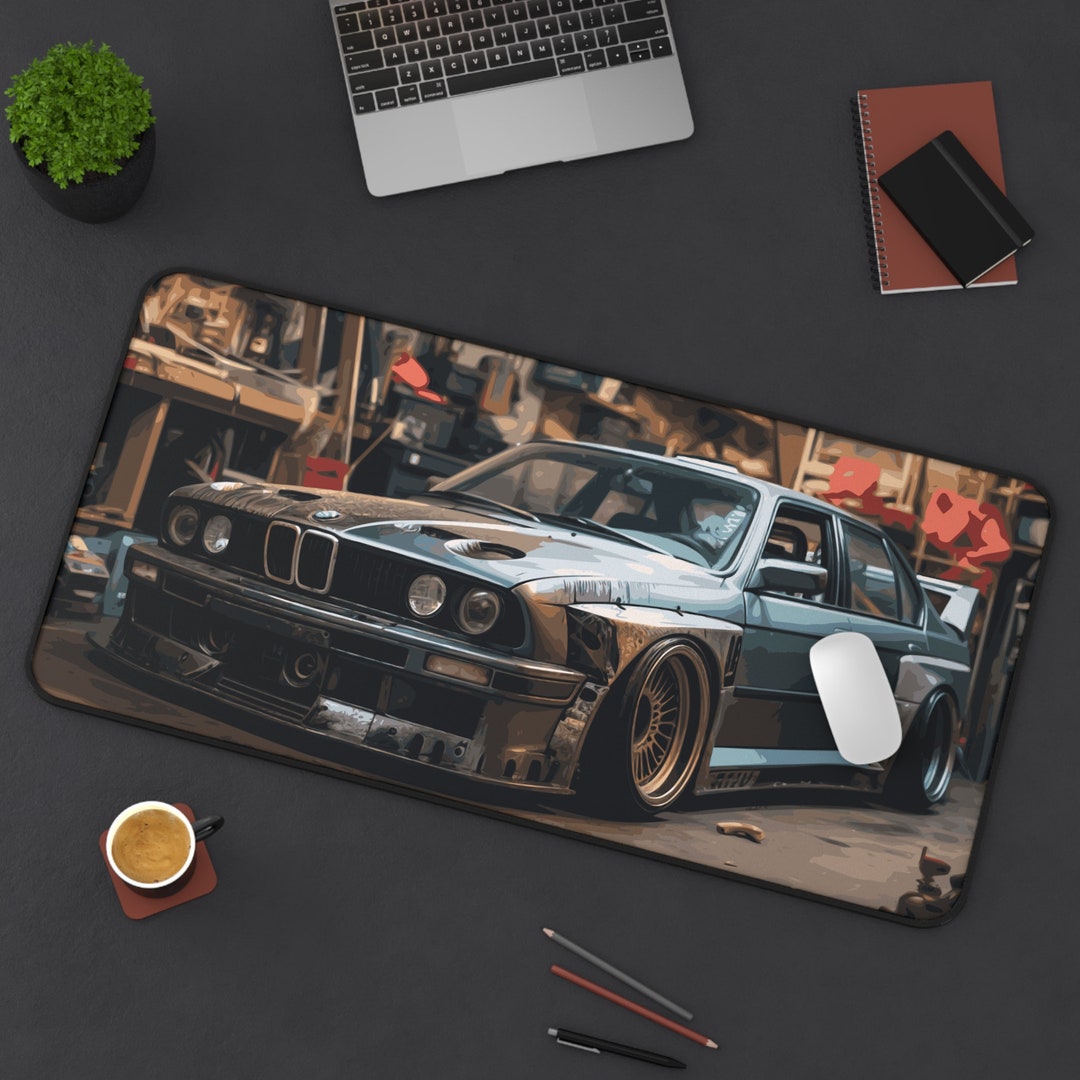 BMW M5 Desk Mat Old BMW M5 Gaming Mat, Old Bmw M5 Desk Mat, Bmw Gaming ...