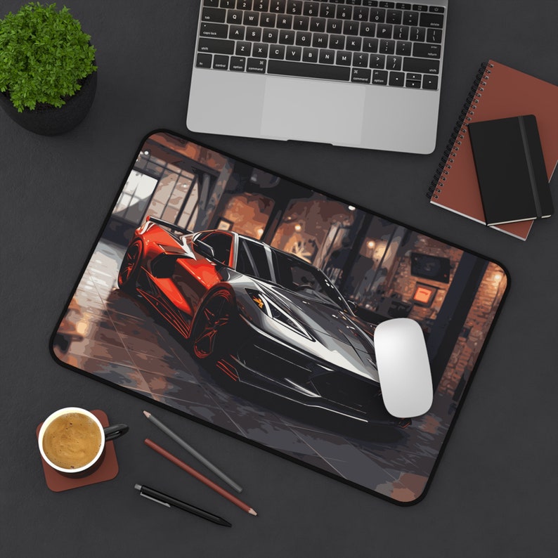 Chevrolet Corvette Desk Mat Corvette C8 Desk Mat Car Desk Etsy