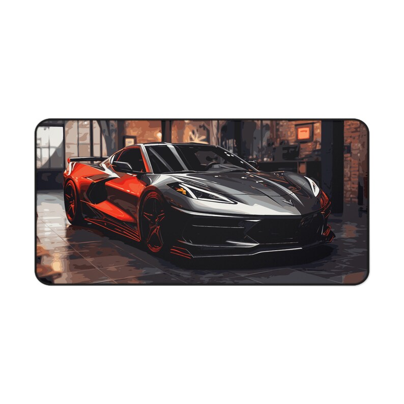 Chevrolet Corvette Desk Mat Corvette C8 Desk Mat Car Desk Etsy