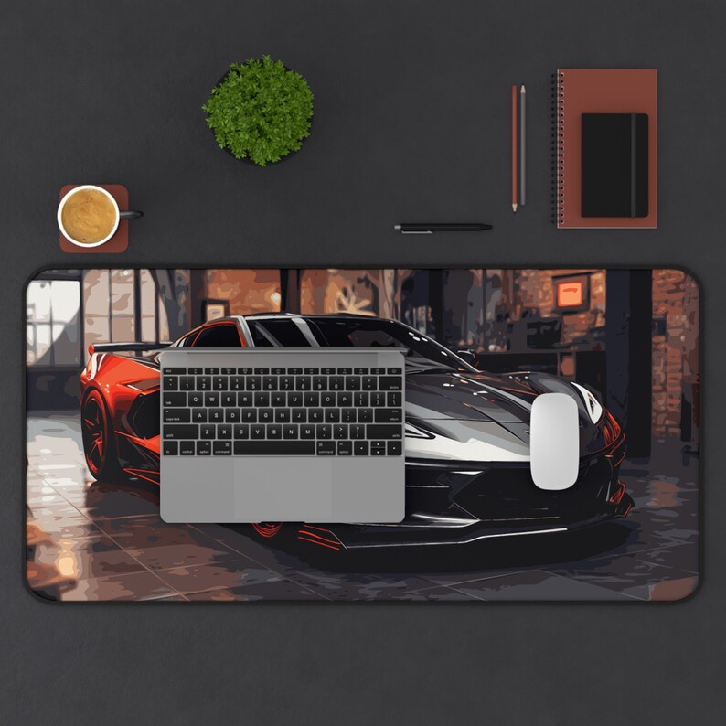 Chevrolet Corvette Desk Mat Corvette C8 Desk Mat Car Desk Etsy