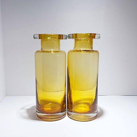 香水 円筒形ガラスボトル 淡い黄色 Glass Perfume Bottle Transparent Cylindrical 香水 円筒形ガラス