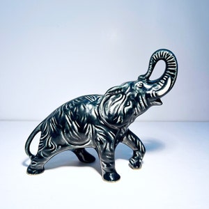 Vintage Ceramic Elephant Figurine