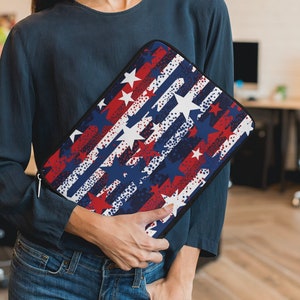 Laptop Sleeve Patriotic Design Express yourself Student Gift Laptop Gift Laptop Accessory Tablet Protection Tablet Cover Laptop Cover Tablet