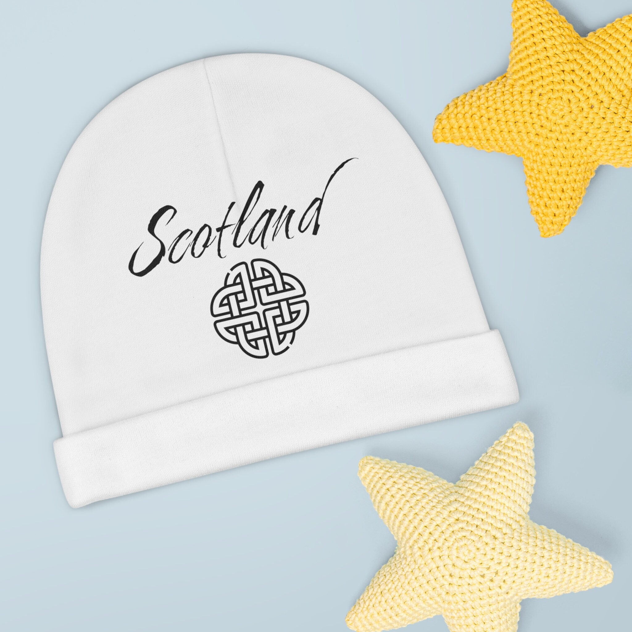 Baby Beanie Scottish, Scotland, Scottish Gifts, New Baby 