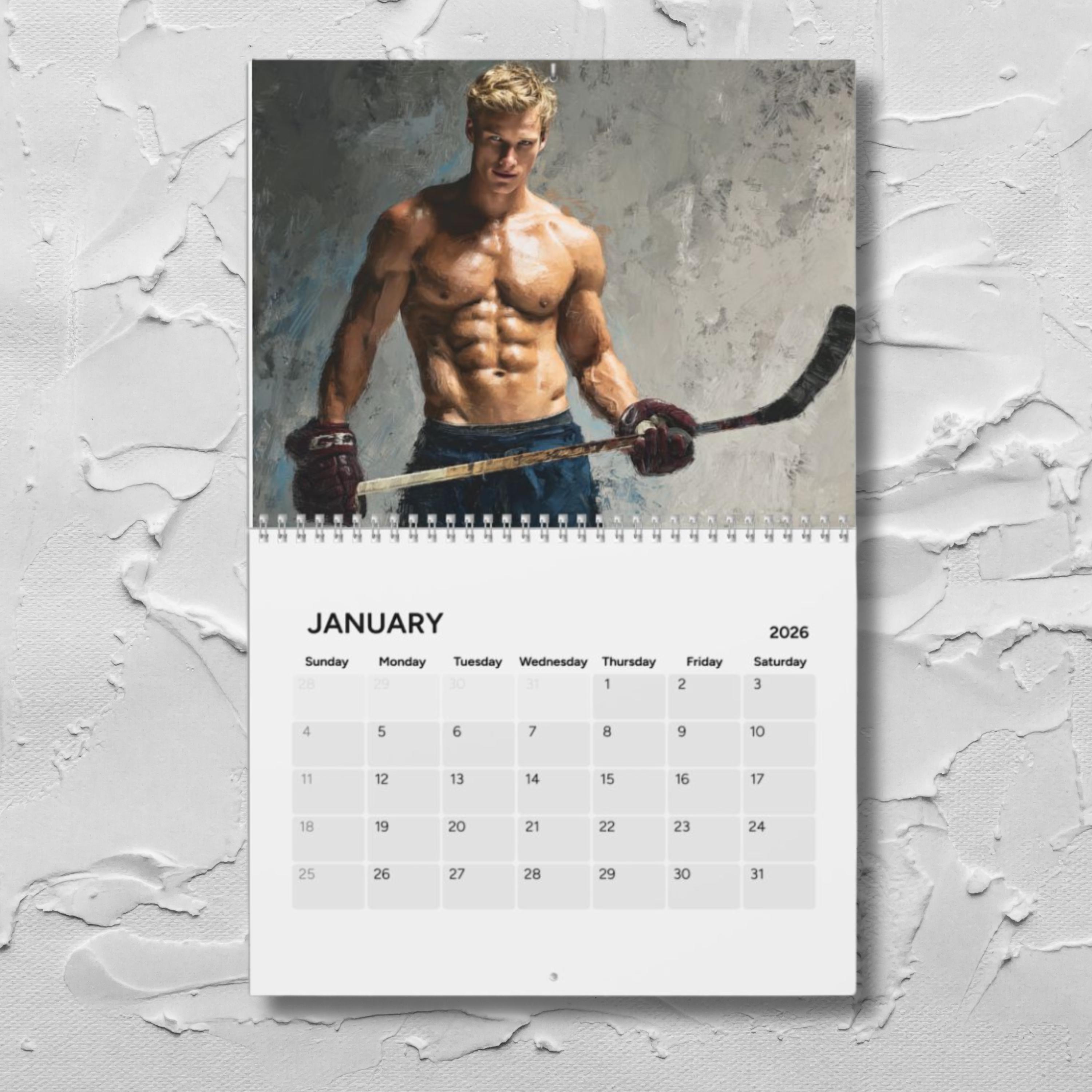 2026 Male Calendar - Etsy