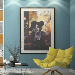 Vintage Art Print, POSTER Vintage, Niche art gallery, Moody wall arts, Cocktails, Prohibition Speakeasy Art, 1920&#39;s art, masculine art, Male
