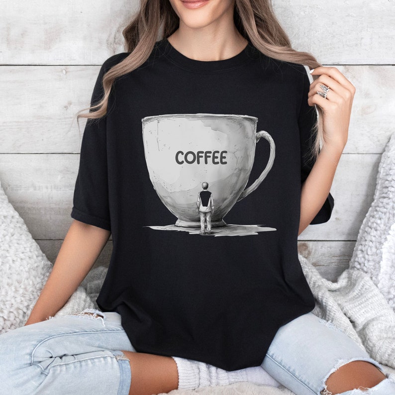 Coffee Comfort Colors Shirt, Coffee Shirt, Ice Coffee Tshirt, Latte ...