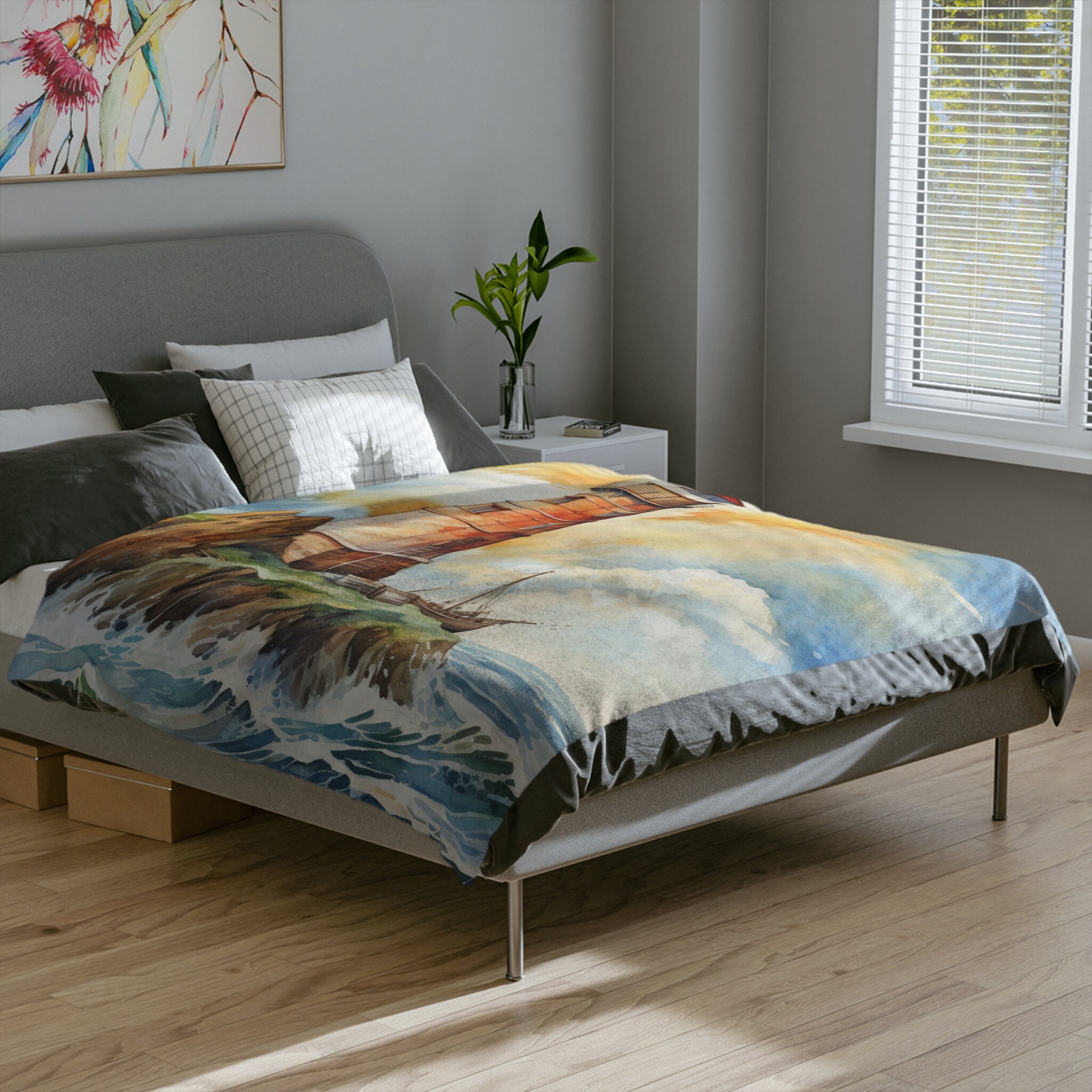 Lighthouses Blanket,lighthouse Quilt,lightweight Bedcover,lighthouse