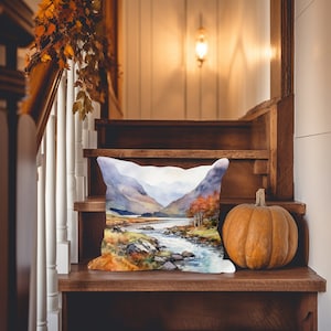 Scotland accent Pillow Beautiful Landscape of Scotland Removable Cover Insert Included Scottish Décor Scotland Gift Scots Beautiful Pillow